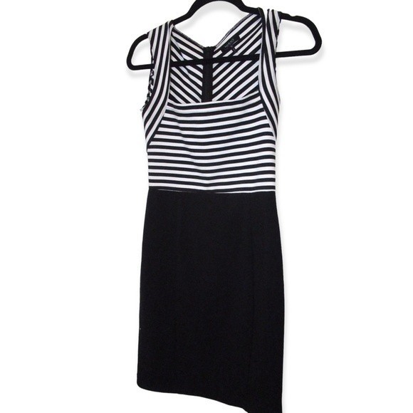 Bobi BLACK Los Angeles Striped Black and White Dress SIze XS - Picture 3 of 6